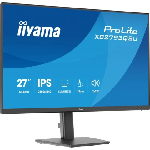 Iiyama Monitor XB2793QSU-B1 LED -B1 27inch 2560 x 1440 75Hz IPS Negru