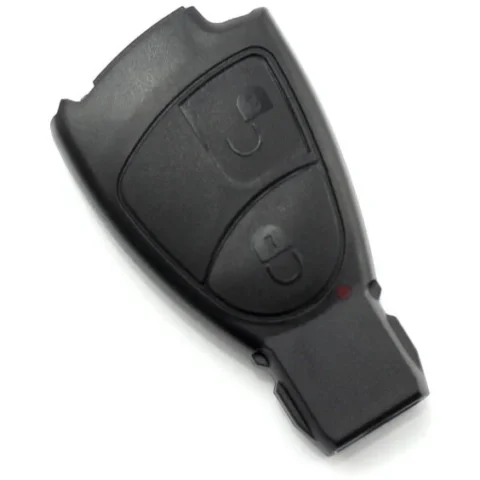 Carguard Carcasa pentru Cheie Mercedes Benz Tip Smartkey 2 Butoane Negru