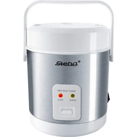 Steba mini rice cooker RK 4 M (stainless steel / white, 0.9 liters)