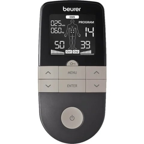 Beurer Aparat Masaj Digital TENS/EMS EM 1 RELIEF+, massage device (anthracite, electrostimulation device)