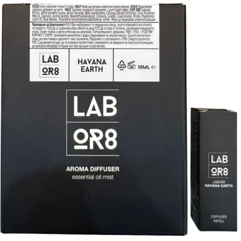 LABOR8 Difuzor de Arome + Rezerva Havana Earth 10ml