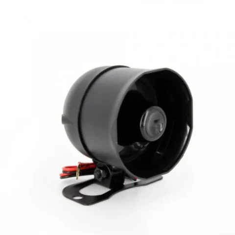Carguard Sirena Alarma Auto 1 Ton 12V 15W Negru