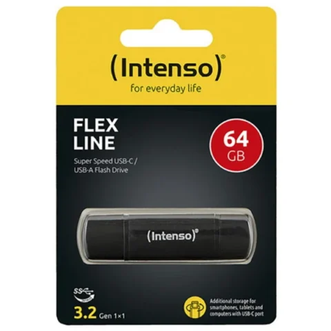 Intenso Memorie USB Flex Line 64GB USB-C Black