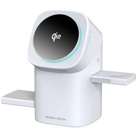 Mobile Origin Incarcator PW11, Compatibila MagSafe, Putere 15W, Alb