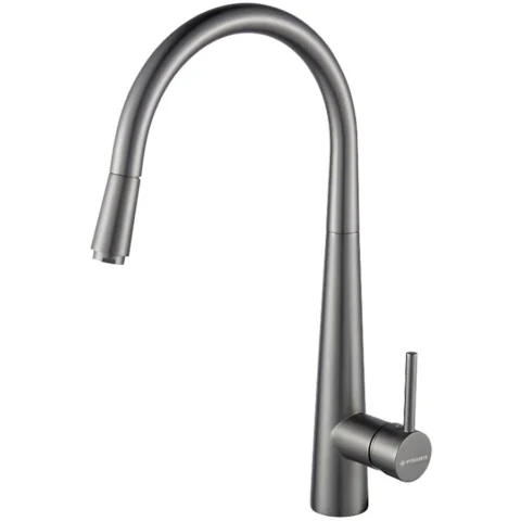 Pyramis Baterie Bucatarie ECO DIAMOND PVD Monocomanda Gun Metal