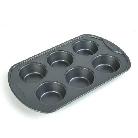 Bakers Secret Tava Briose 6 Forme 31.3 x 18.6 x 3.6 cm Muffin Antiaderenta pentru Cuptor