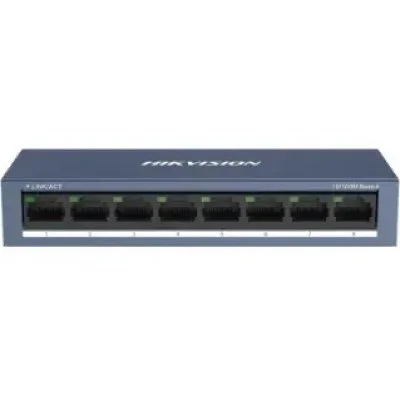 Hikvision Switch 8P UnManaged 10/100Mbps Albastru