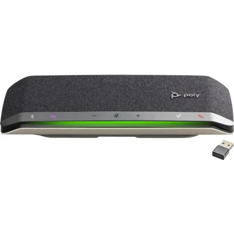 HP GPS Poly Sync 40+ USB-A/-C Hands-Free Kit, Black, +BT700 USB-A Adapter