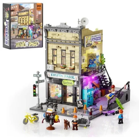 Lumibricks Set Constructie F9051 Magazin de Skateboard-Uri 1625 Piese Multicolor