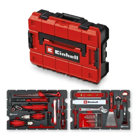 Einhell-KWB E-Case tool case renovation, 78 pieces (black/red)
