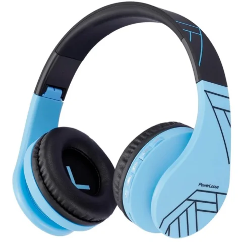 PowerLocus Casti Pentru Copii Wireless P1 Negru/Albastru