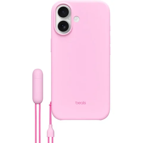 Apple GPS Beats Kickstand Case with MagSafe and Camera Control, Pink, iPhone 17