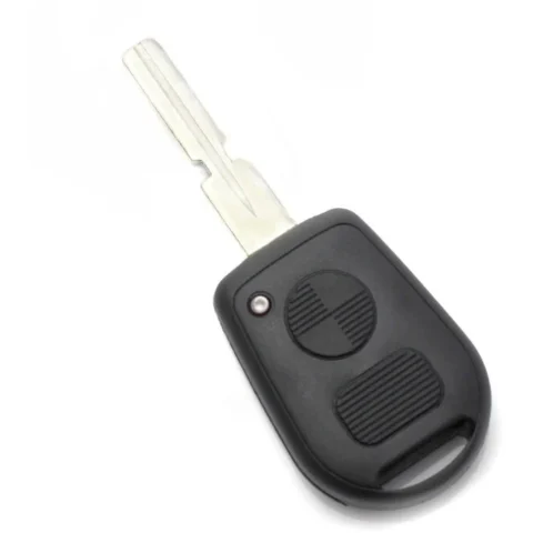 Carguard Carcasa pentru Cheie BMW cu 2 Butoane si Lama 4 Piste Model Nou Negru