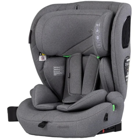 Chipolino Scaun Auto Copii Tycoon Iso I-Size cu Isofix 76-150CM Varsta 15 Luni – 12 Ani Gri