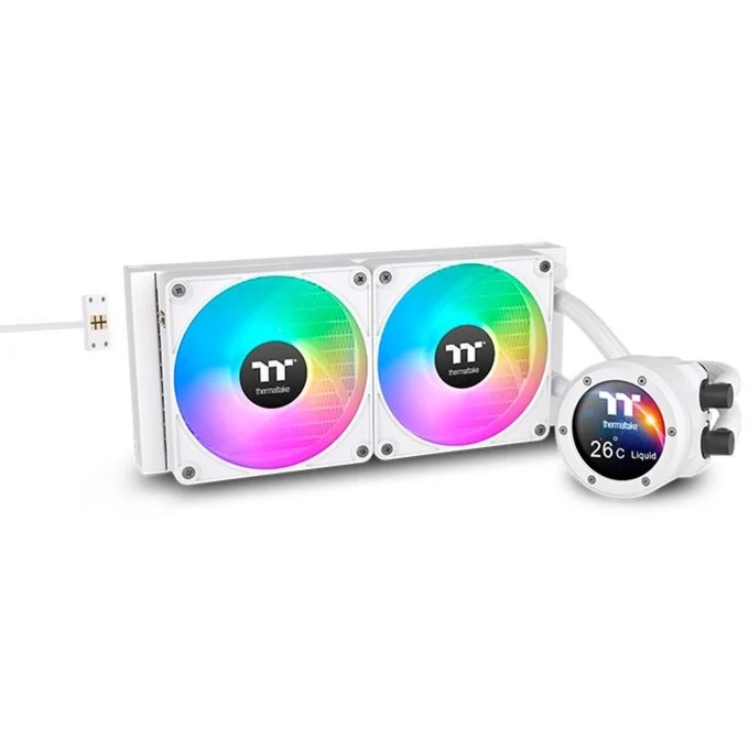 Thermaltake TH280 V2 Ultra EX ARGB Sync All-In-One Liquid Cooler – Snow Edition, water cooling (white)