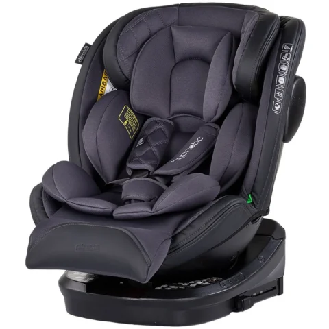 Chipolino Scaun Auto Copii Hypnotic I-Size 40-150CM cu Isofix Varsta 0 – 12 Ani Antracit