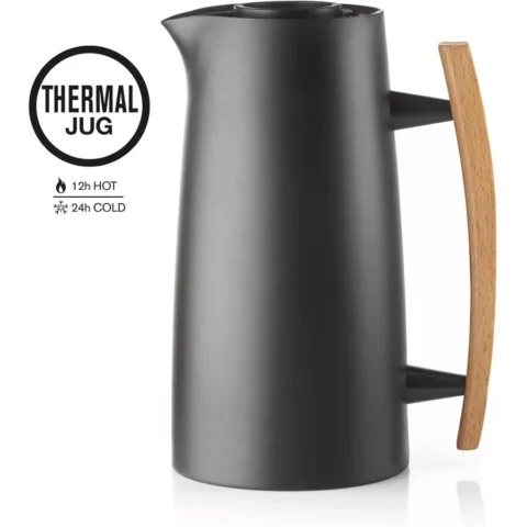 Guzzini Cana Termica RIVIERA’63 Capacitate 1L Negru