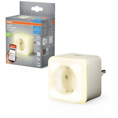 Osram Priza Inteligenta 000004099854418211 cu Lumina de Noapte 16A 3680W IP20 Alb