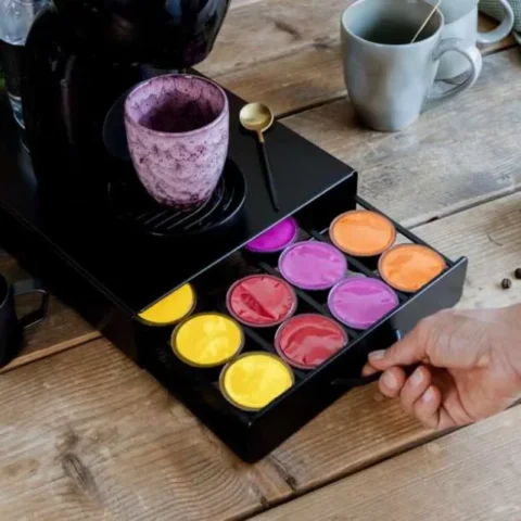 Bewello Suport Capsule Cafea Dolce Gusto 20 Capsule Negru