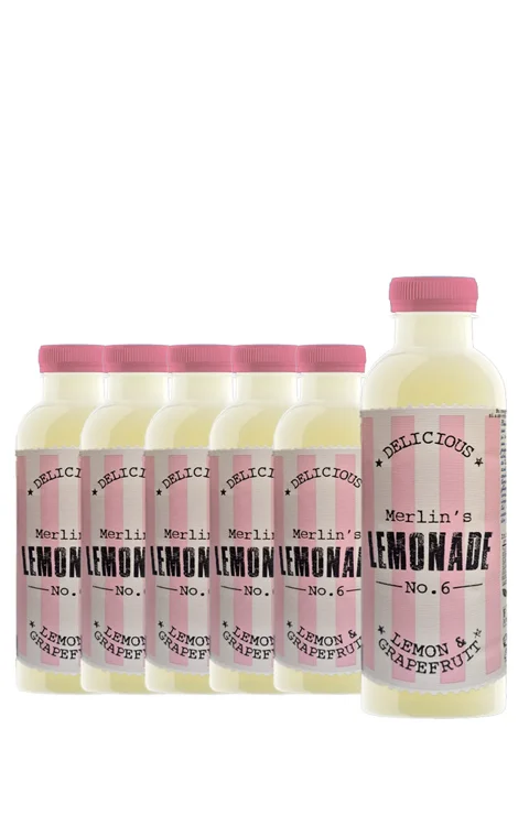 Merlin’s Beverages Merlin’s Lemonade No.6 Lemon & Grapefruit 0.6L (bax 6 buc.) — Cantitate 0.6 L
