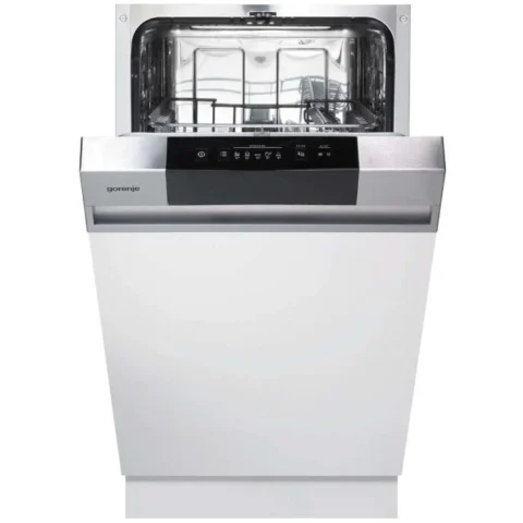 Gorenje Masina de Spalat Vase Semi-Incorporabila GI520E15X 9 Seturi 5 Programe 45Cm Clasa E Inox