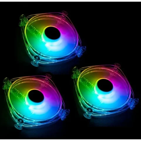 LAMPTRON Ventilator Icecloud+ ARGB 120 Triple PWM Transparent