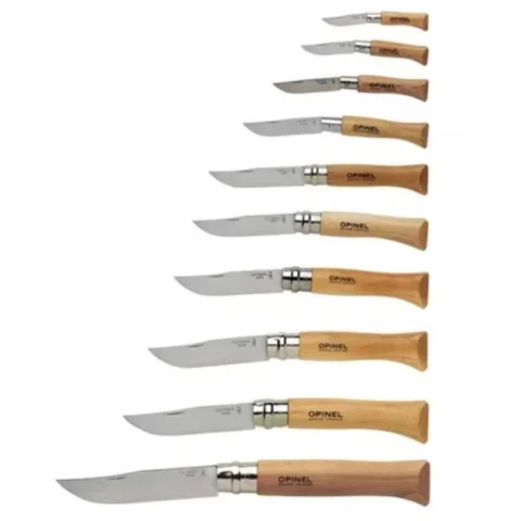 Opinel Set Cutite Collector 10 Bucati Lemn de Fag Inox