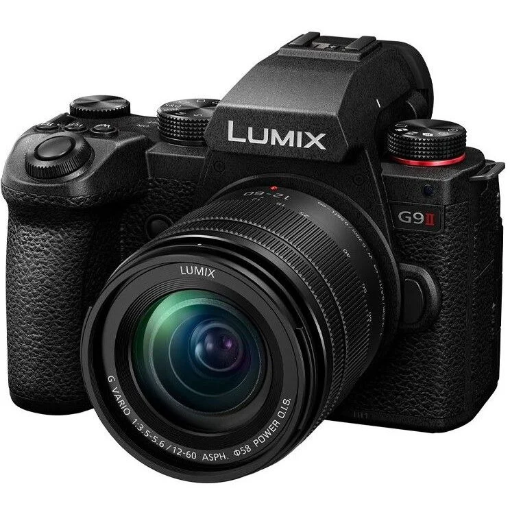 Panasonic Camera Foto LUMIX G9 Mark II + H-FS 12-60 E Negru