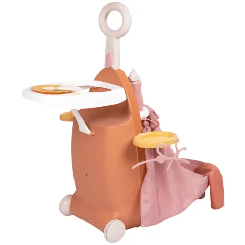 SMOBY Set Baby Nurse Valiza cresa 3 in 1 cu 6 accesorii +3 ani