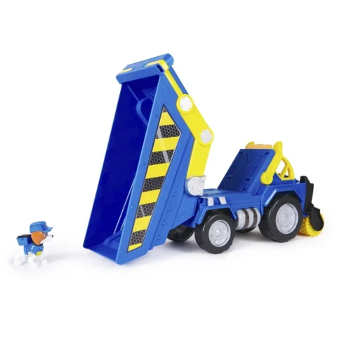 Spinmaster Spin Master Rubble & Crew – Premium Construction Vehicle, Toy Vehicle with Tipping Trailer, Bulldozer, Lights and Sounds and Wheeler Figure