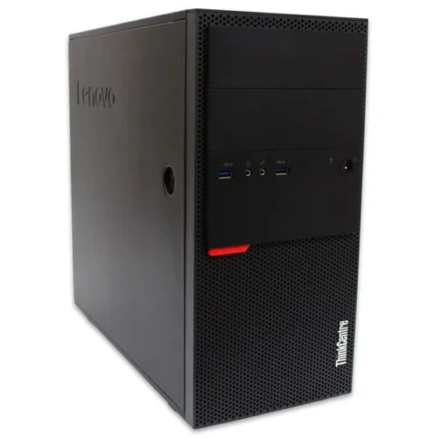 Lenovo Calculator Refurbished M800 Tower, Intel Core i3-6100 3.70GHz, 8GB DDR4, 500GB HDD + Windows 10 Pro