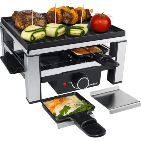 Steba Gratar electric cast raclette RC 104 (black / stainless steel)