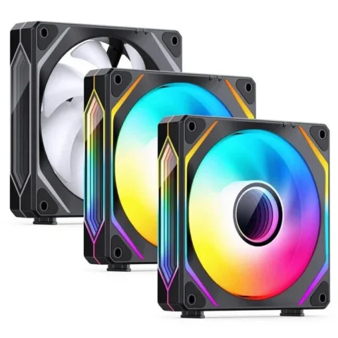 Jonsbo Ventilator ZL-120B PWM ARGB 3Pack 120mm Negru