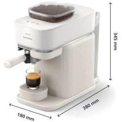 Philips Espressor cafea Baristina BAR300/00, espresso machine, white, 1550 watts