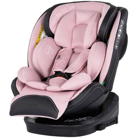 Chipolino Scaun Auto Copii Hypnotic I-Size 40-150CM cu Isofix Varsta 0 – 12 Ani Roz