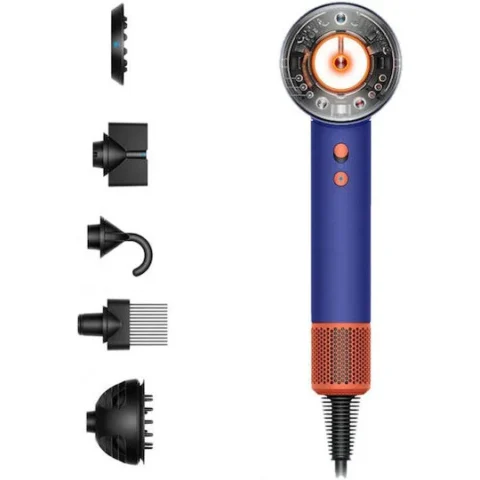 Dyson Uscator de Par Supersonic Nural HD16 5 Atasamente 1600W Vinca Blue / Topaz