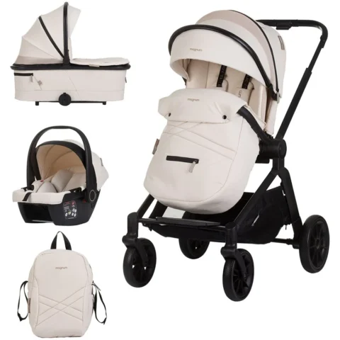 Chipolino Carucior Magnum 3 in 1 de la Nastere pana la 22KG Biscotta