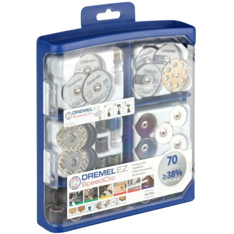 DREMEL SC725 EZ Speed ??Clic Accessory Set 70 pieces DREMEL SC725 EZ Speed ??Clic Accessory Set 70 pieces