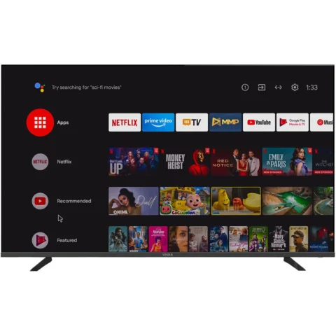 Vivax Televizor Led Smart 65UHD10K 164Cm Android Ultra HD 4K Clasa G Negru