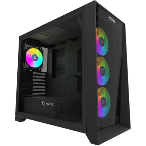 AQIRYS Carcasa XO-1 ARGB Negru