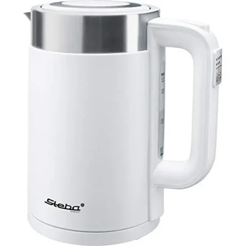 Steba Fierbator WK 11 Bianco, kettle (white / stainless steel, 1.7 liter)