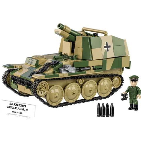 Cobi Jucarie Sd.Kfz. 138/1 Grille Ausf. M +9 ani