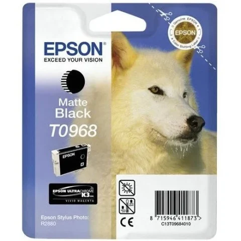 Toner inkjet Epson T0968 negru mat, 11.4 ml