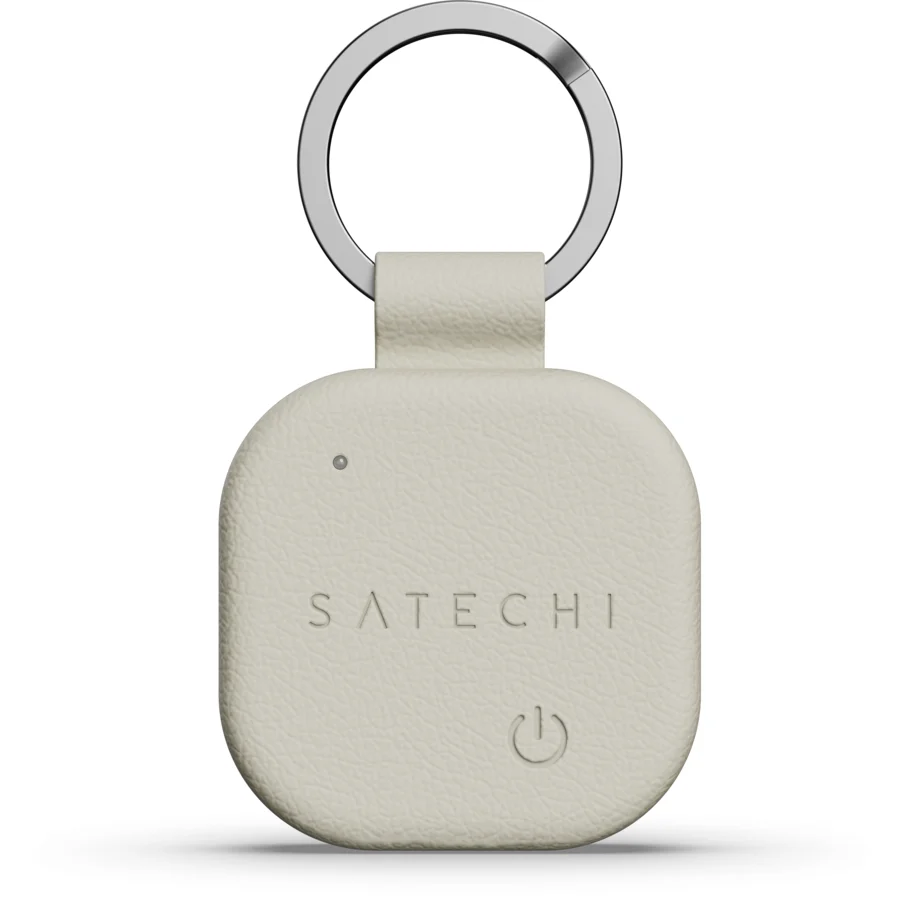 Satechi Breloc de Localizare Vegan Leather Findall Keychain Sand