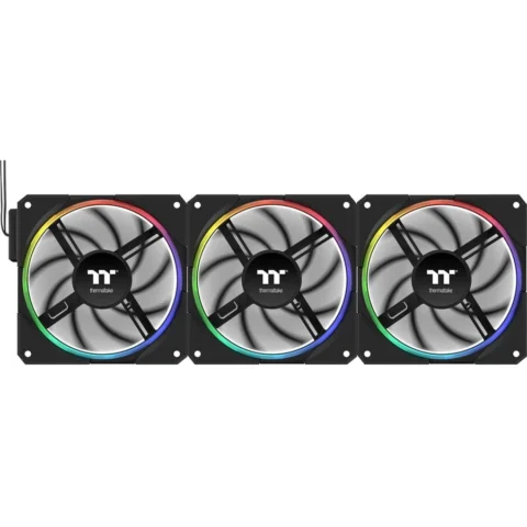 Thermaltake Ventilator TS 120 EX RGB (black, pack of 3, 120 mm)