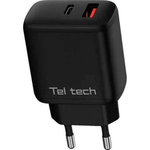 Teltech Incarcator GaN USB / Type-C 45W Negru