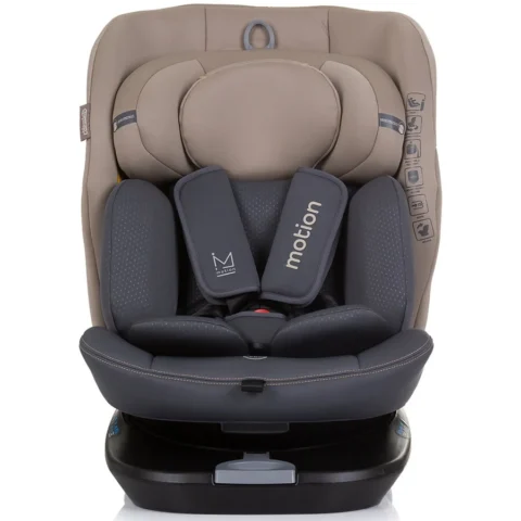 Chipolino Scaun Auto Copii Motion I-Size 40-150CM cu Sistem Isofix 0 – 12 Ani Maxim 36KG Macadamia