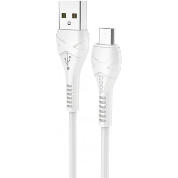 Hoco Cablu Date si Incarcare USB-A – microUSB X37 18W 1m Alb