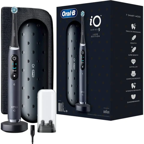 Oral-B Braun iO Series 9 Luxe Edition, Electric Toothbrush (black onyx)