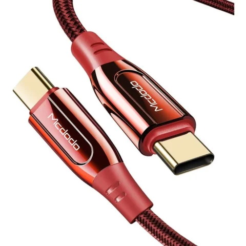Mcdodo Cablu de date Super Charge Type-C la Type-C 1.2m 100W Rosu